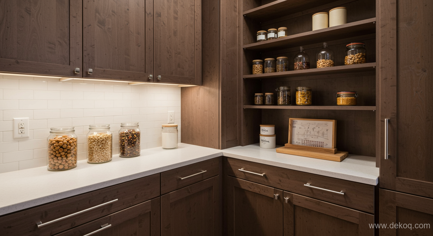 Concealed Pantry Millwork - pantry ideas - A Case for Concealment The Integrated Millwork Pantry - Transform your kitchen - Dekoq | Interior Design Ideas & Home