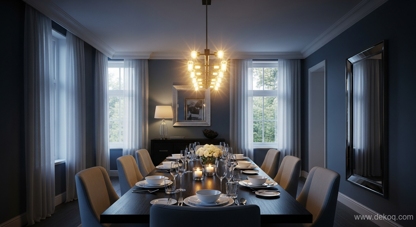 Dining illumination study - dining room lighting - Dining Room Illumination A Detailed Luminary Study - Unlock dining room - Dekoq | Interior Design Ideas & Home