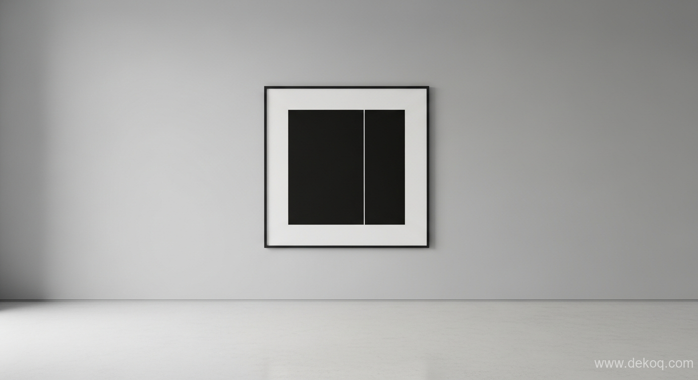 Abstract Minimalist Print - minimalist prints - Abstract Simplicity Unveiling One Minimalist Print - Discover serene power - Dekoq | Interior Design Ideas & Home