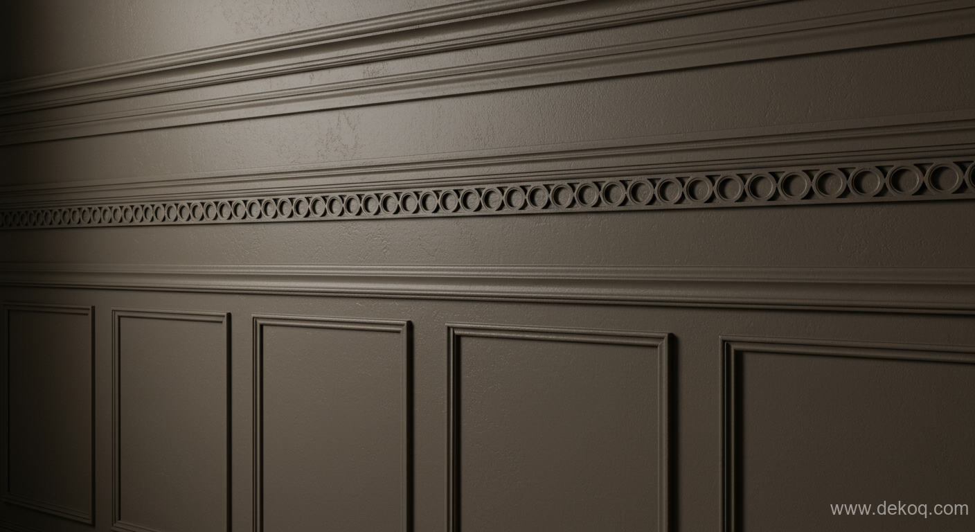 Rhythmic Molding Design - wall decor ideas - The Rhythmic Cadence of Applied Wall Molding - Learn secrets Rhythmic - Dekoq | Interior Design Ideas & Home