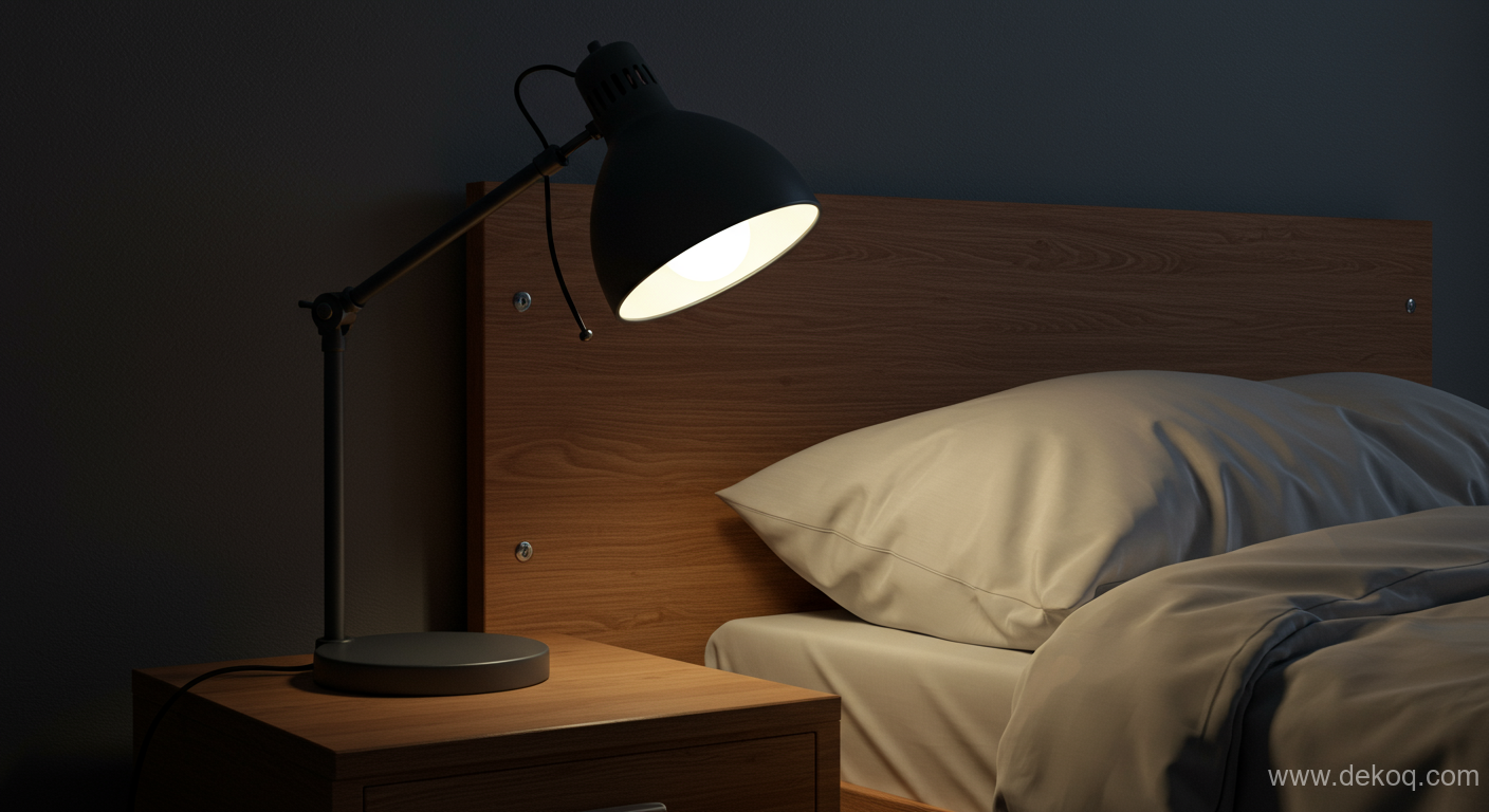 Precision task lighting - bedside lamp - The Ergonomics of Illumination in a Task-Oriented Bedside Lamp - beyond ambiance. Find - Dekoq | Interior Design Ideas & Home