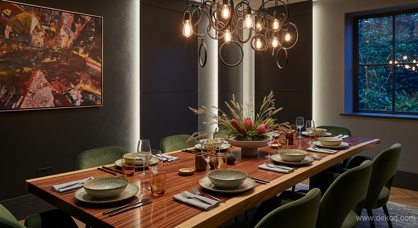 artisanal design haven - modern dining room - Bespoke Dining Haven Unveiling Artisanal Design - Discover your artisanal - Dekoq | Interior Design Ideas & Home