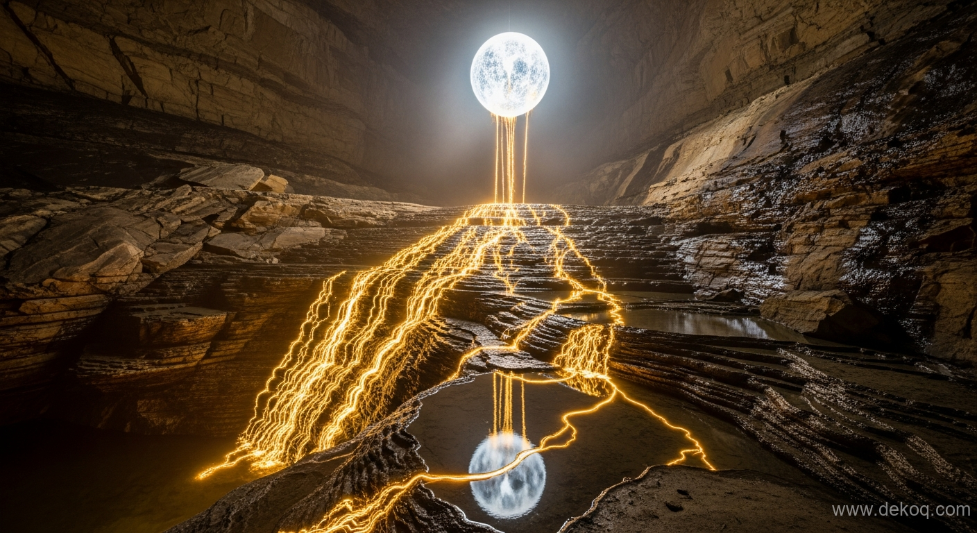 luminary flow - elegant design - Cascading Light A Single Luminary's Flow - Sculpt your space - Dekoq | Interior Design Ideas & Home Inspiration