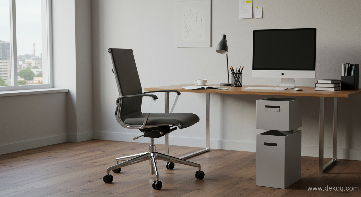 Supportive Minimalist Chair - minimalist seating - The Ergonomic Imperative of the Minimalist Task Chair - Discover how Supportive - Dekoq | Interior Design Ideas & Home