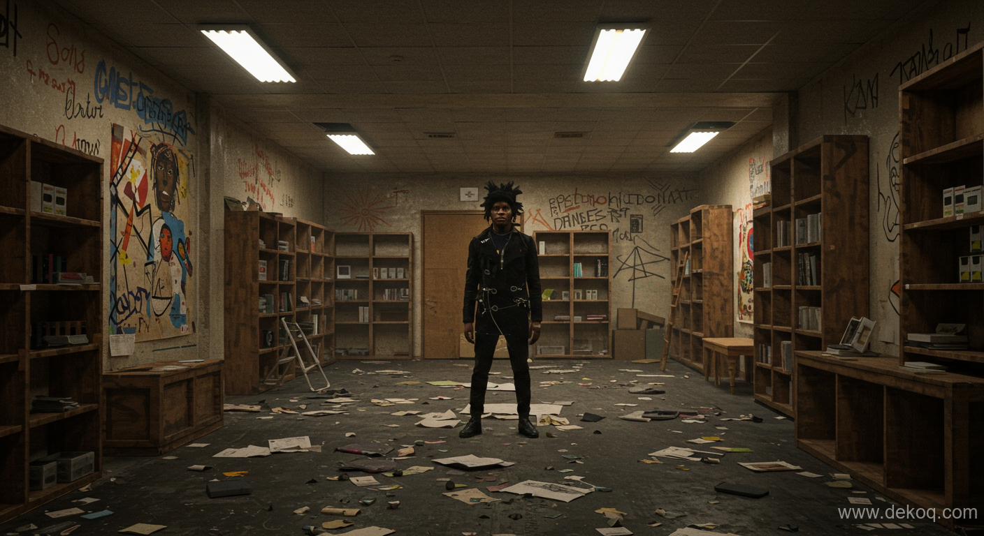 Basquiats visual code - modern paintings - The Visual Syntax of a Basquiat Composition - Decrypt Basquiats visual - Dekoq | Interior Design Ideas & Home