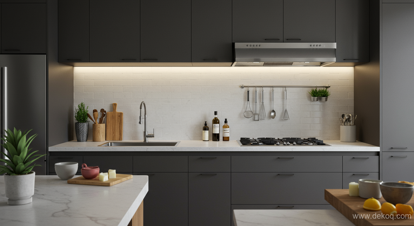 Efficient Kitchen Flow - efficient kitchen design - The Ergonomic Blueprint of the Efficient Five-Zone Kitchen - Learn secrets efficient - Dekoq | Interior Design Ideas & Home