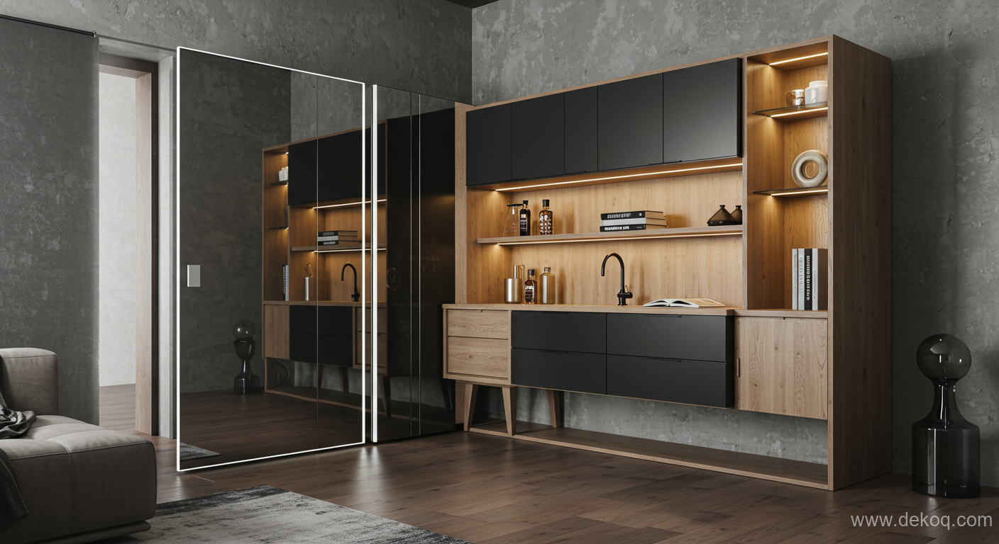 Engineered cabinet interior - mirror cabinet - Beyond Reflection The Mirror Cabinet’s Engineered Interior - Transform your bathroom - Dekoq | Interior Design Ideas & Home