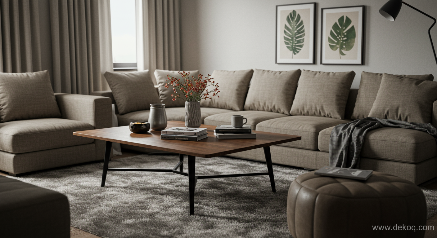 Communal coffee table - living room furniture - The Coffee Table as the Living Room's Social Nexus - More than just - Dekoq | Interior Design Ideas & Home Inspiration