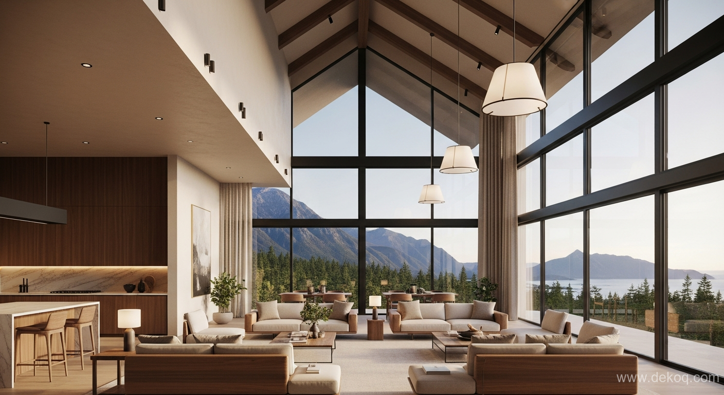 Expansive space design - spacious layout - Expansive Interior Design The Art of Space - Master Expansive space - Dekoq | Interior Design Ideas & Home